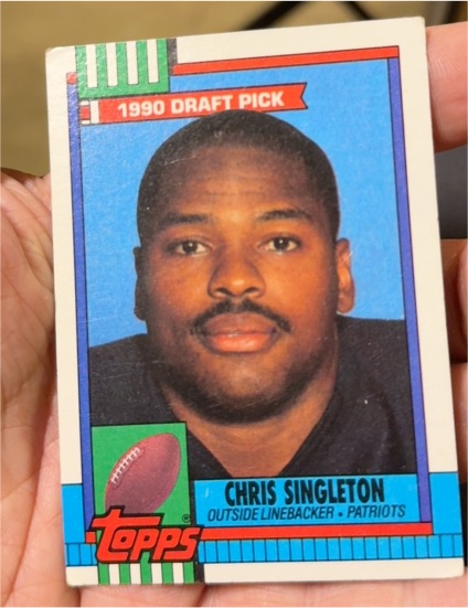 1990 Topps #416 Chris Singleton — front