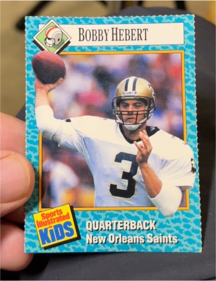 1989 Sports Illustrated for Kids #98 Bobby Hebert — front