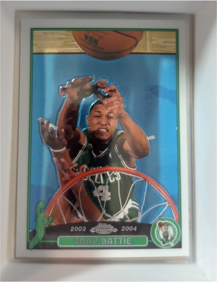 2003-04 Topps Chrome #110 Tony Battie — front