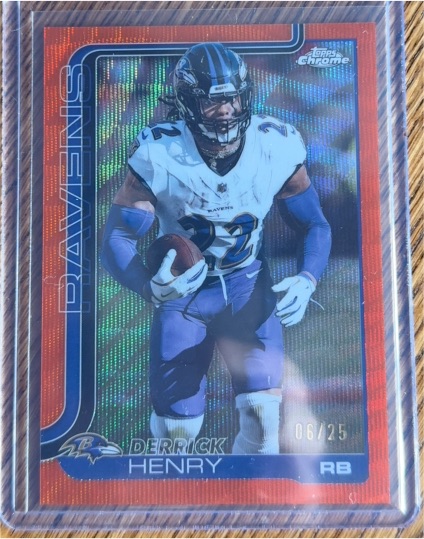 2025 Topps Chrome #25 Derrick Henry — front