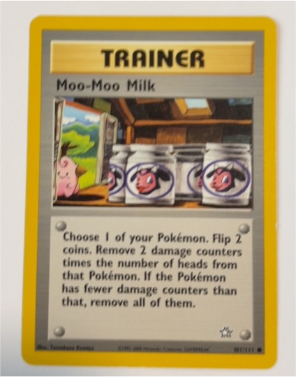 2000 Pokemon Neo Genesis #101 Moo-Moo Milk — front