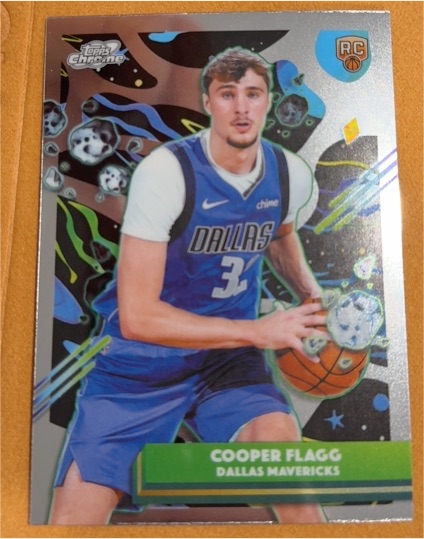 2025-26 Topps Chrome Cosmic #12 Cooper Flagg — front
