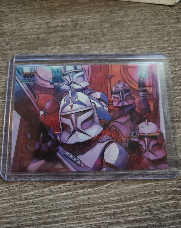 2025 Topps Chrome Star Wars Galaxy #87 Surprise Clankers! — front