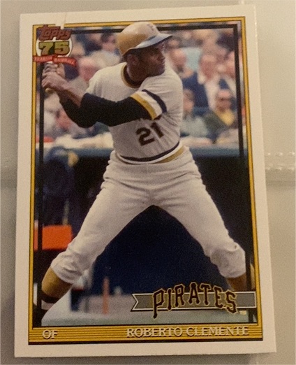 2026 Topps Series 1 1991 Roberto Clemente #T91-99 — front