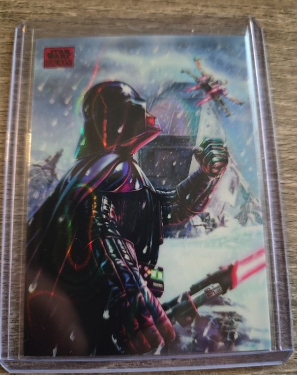2025 Topps Star Wars Galaxy Chrome #4 Narrow Escape Darth Vader — front