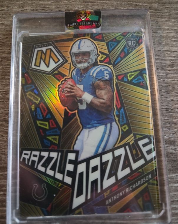 2023 Panini Mosaic Razzle Dazzle #RD-17 Anthony Richardson — front