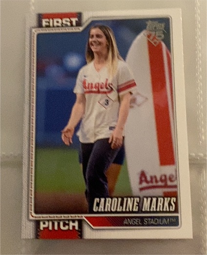 2026 Topps First Pitch #FP-3 Caroline Marks — front