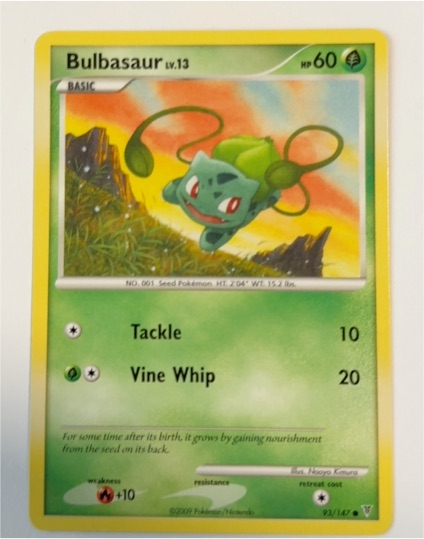 2009 Pokémon Supreme Victors #93 Bulbasaur — front