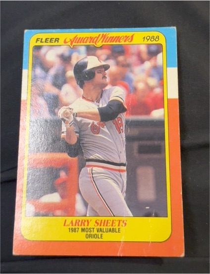 1988 Fleer Award Winners #38 Larry Sheets — front