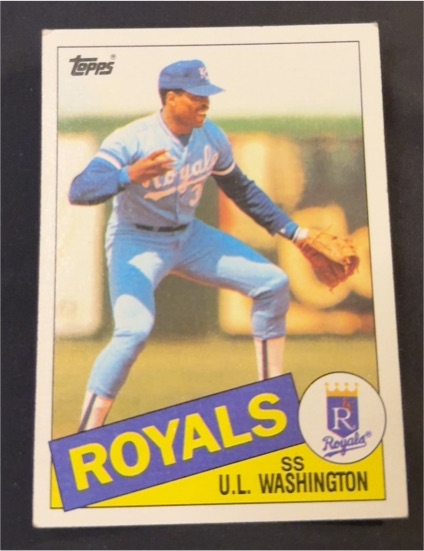 1985 Topps #431 U.L. Washington — front