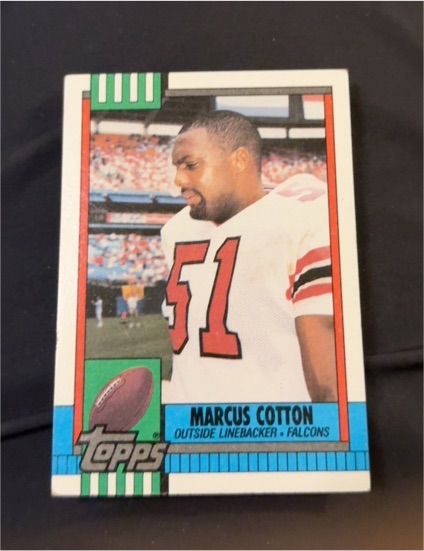 1990 Topps #480 Marcus Cotton — front