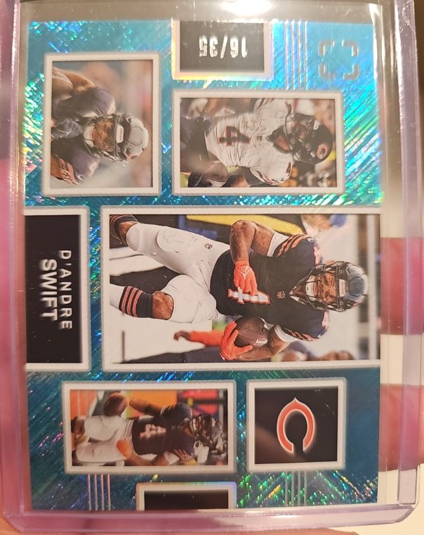 2025 Panini Photogenic Scrapbook #24 D'Andre Swift — front