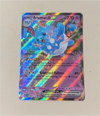 2023 Pokémon TCG Ascended Heroes #084 Azumarill ex — front