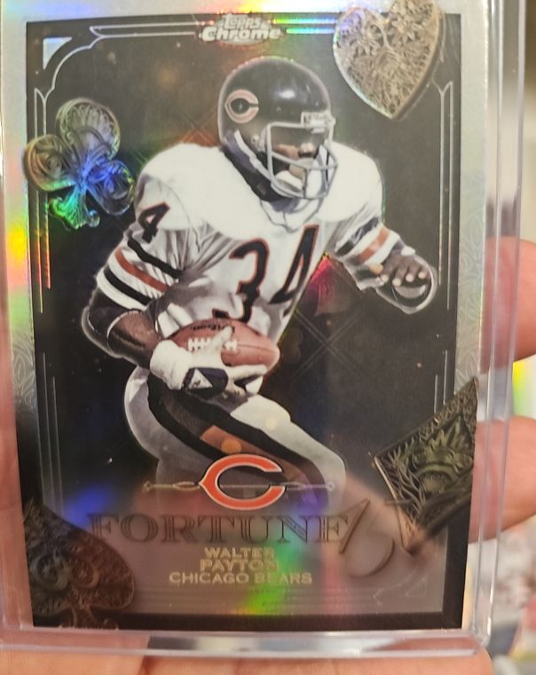 2025 Topps Chrome Fortune 15 #F15-34 Walter Payton — front