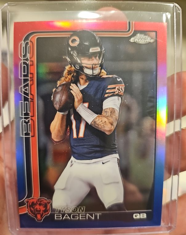 2025 Topps Chrome #54 Tyson Bagent — front