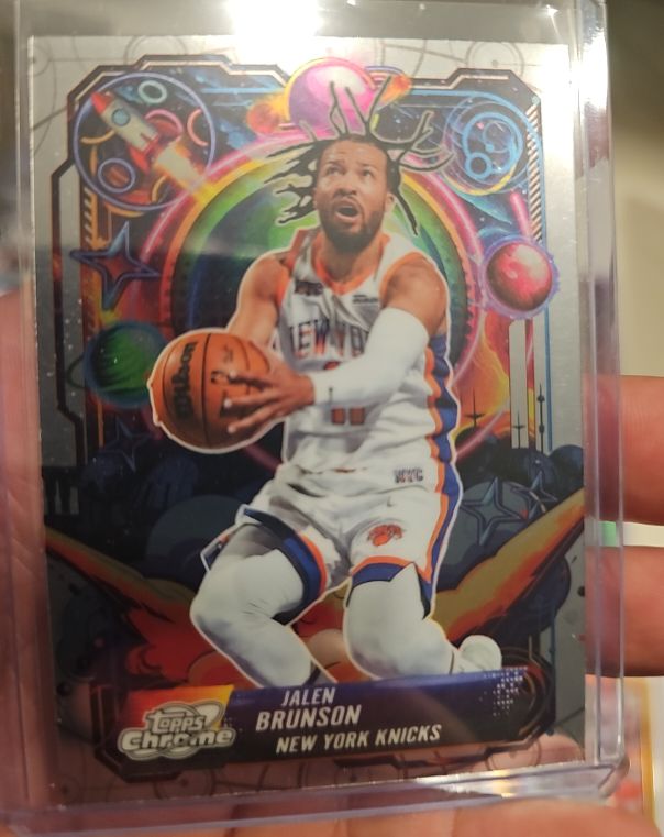 2025-26 Topps Cosmic Chrome #PRP-4 Jalen Brunson Propulsion — front