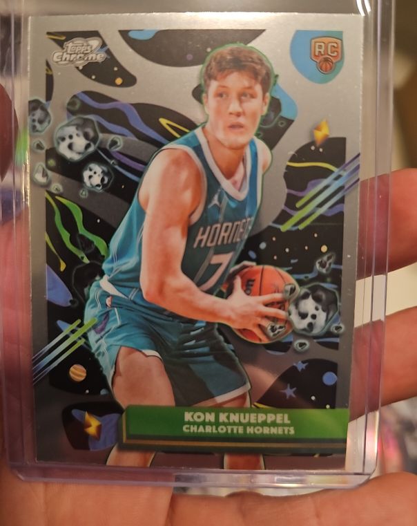 2025-26 Topps Chrome Cosmic #197 Kon Knueppel — front