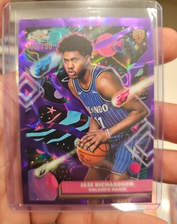 2025-26 Topps Chrome Cosmic #144 Jase Richardson — front
