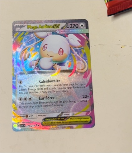 2016 Pokémon #172 Mega Audino EX — front