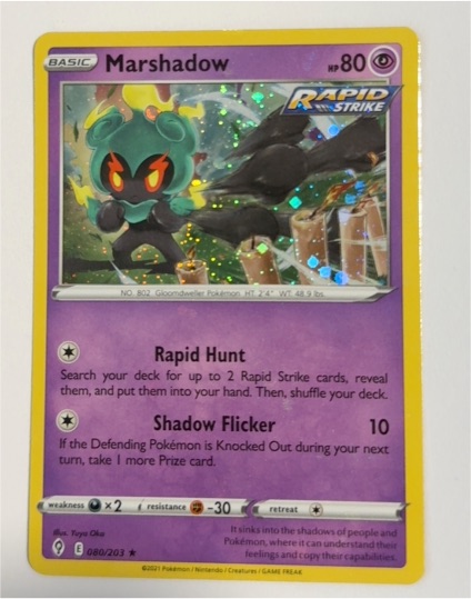 2021 Pokémon #080 Marshadow — front