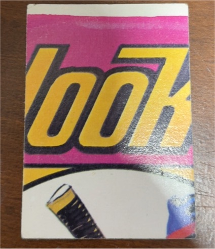 1974 Topps Wacky Packages Series 9 Hookey Puzzle Checklist Card — front