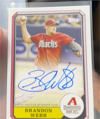 2025 Topps Archives #87BBA-BW Brandon Webb — front