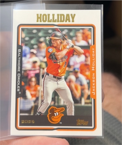 2025 Topps Archives #275 Jackson Holliday — front