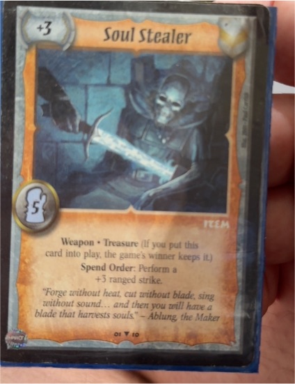 Warlord: Saga of the Storm Promo Soul Stealer — front