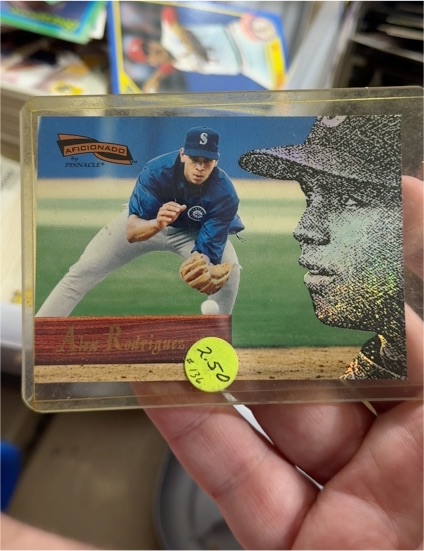 1996 Pinnacle Aficionado #136 Alex Rodriguez — front