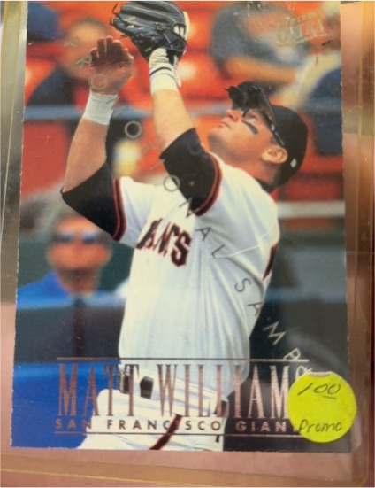 1996 Ultra #300 Matt Williams — front