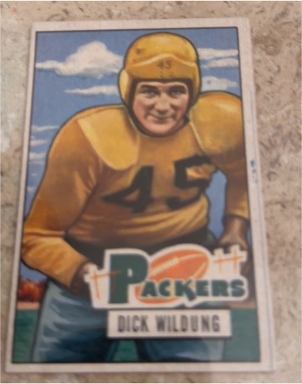 1951 Bowman #126 Dick Wildung — front