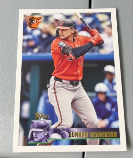 2025 Topps Archives #104 Gunnar Henderson Baltimore Orioles — front