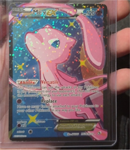 Pokémon Mew EX RC24/RC25 Legendary Treasures Radiant Collection — front