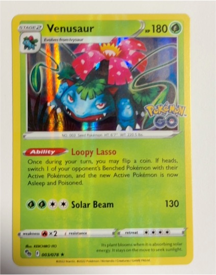 2022 Pokémon GO #003 Venusaur — front