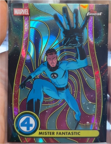 2026 Topps Finest Fantastic Four #BL-001 Mister Fantastic — front