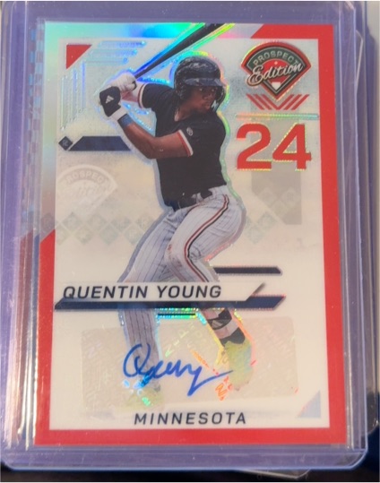 2025 Panini Prospect Edition #152 Quentin Young — front