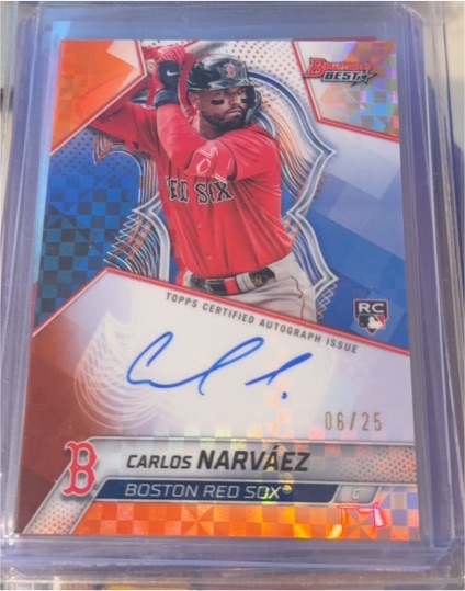 2025 Bowman's Best #B25-CAN Carlos Narváez — front