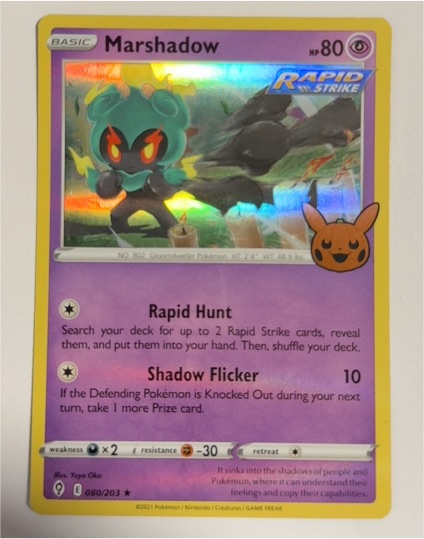2021 Pokémon #080 Marshadow — front