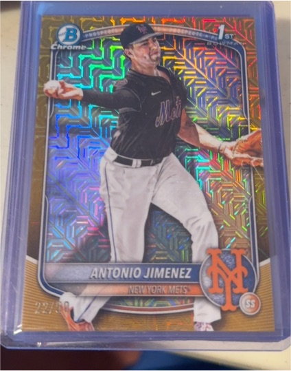 2025 Bowman Draft Chrome #BDC-56 Antonio Jimenez — front