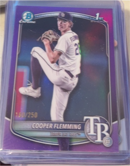2025 Bowman Draft Chrome #BDC-166 Cooper Flemming — front