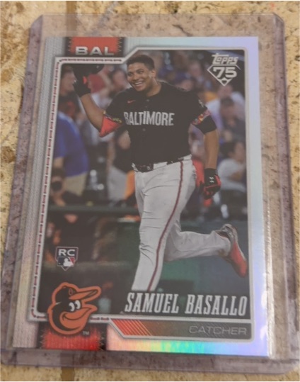 2026 Topps Series 1 #104 Samuel Basallo — front