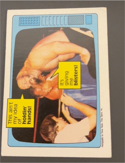 1985 Topps WWF #61 Hulk Hogan — front