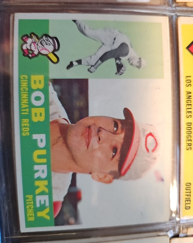 1960 Topps #4 Bob Purkey — front