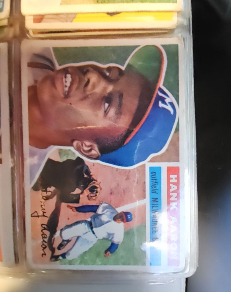 1956 Topps #31 Hank Aaron — front