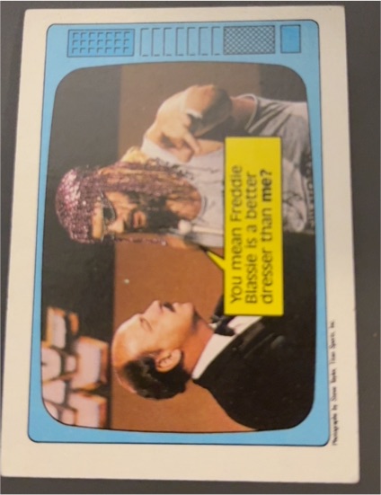 1985 Topps WWF #62 Jesse Ventura, Gene Okerlund — front