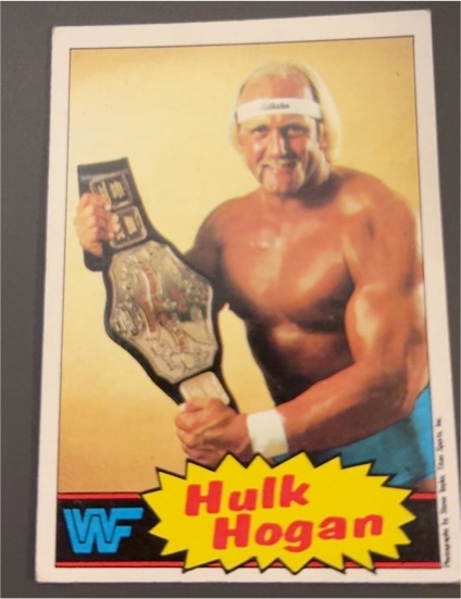 1985 Topps WWF #16 Hulk Hogan — front