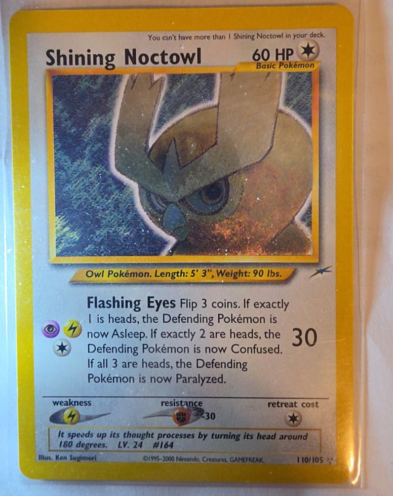 2000 Neo Destiny #110 Shining Noctowl — front