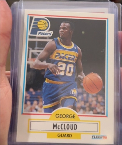 1990-91 Fleer #77 George McCloud — front