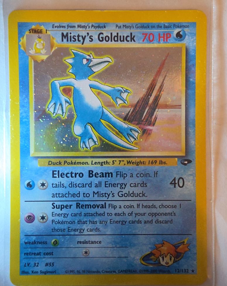 2000 Pokémon Gym Challenge #12 Misty's Golduck — front