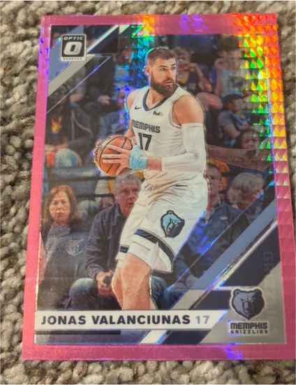 2019-20 Panini Donruss Optic #130 Jonas Valanciunas — front